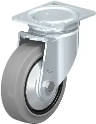 LU-POEV 160KD-SG-FA BLICKLE Stahlblech-Lenkrolle, schwere, geschl. Ausführung