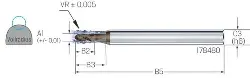2.CMC30.A5Z4.200.1 CrazyMill Cool-A VHM RIP VR 2,0xd,UNI, IK, Z4, 2,00/R=1,00