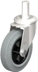 Produktfoto 1 von LEXZ-VPP 160G-SG BLICKLE Edelstahl-Lenkrolle mit Zapfen