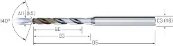 2.CD.060385.IC CrazyDrill Cool-SST VHM RIP 6xd, Inox, IKZ, 3,85mm MIKRON