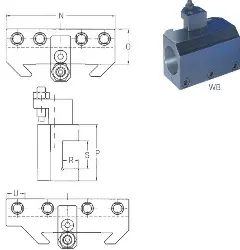 Produktfoto 1 von P 11170 Wechselhalter Innenbearbeitung WB Größe 1/30 PARAT