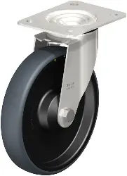 Produktfoto 1 von LEX-TPA 200KD-ELS BLICKLE Edelstahl-Lenkrolle mit Anschraubplatte