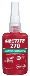 Produktfoto 1 von 1335897 LOCTITE 270, Anaerobe Schraubensicherung, hochfest, Farbe: grün, 50ML Flasche