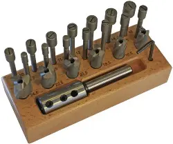 Produktfoto 1 von 17805222 Zapfensenker-Satz Serie 0 Schaft 10,00mm, 8,5-16,5 GFS