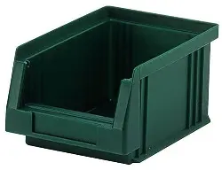 018500223 Kunststoff-Sichtlagerkästen grün