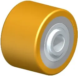 Produktfoto 1 von HTH 80X54/20-60K BLICKLE Gabelhubwagen-Rolle mit PU-Laufbelag Extrathane
