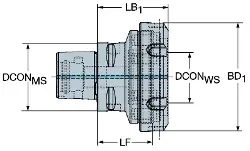 Produktfoto 1 von C3DM20N032 SANDVIK Coromant Capto® Adapter auf MDI