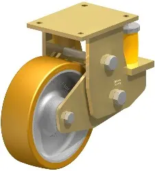 Produktfoto 1 von BSFE-GTH 252K BLICKLE Stahlgeschweißte Schwerlast-Bockrolle mit PU-Feder