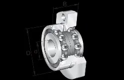 Produktfoto 1 von 0001307610000 INA Axial-Schrägkugellager ZKLFA1563-2RS