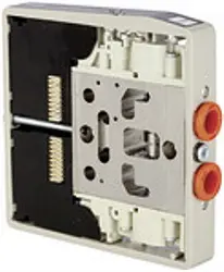 Produktfoto 1 von L 8 L 8, Ventilscheibe HDM, Anschl.8mm, 2x3/2 NC mono oder 5/3 Mitte bel.
