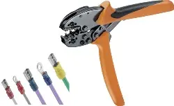 Produktfoto 1 von 480812 Crimpzange Weidmüller für Kabelschuhe 0,5-6 qmm