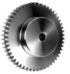 Produktfoto 1 von 26312000 Stirnzahnrad aus Messing,Modul 1,0, 120 Zähne, gerade verz.
