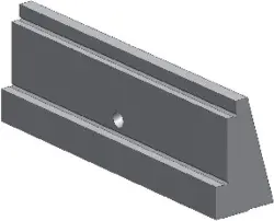 Produktfoto 1 von 837714401 Q.I.S.-Wechselbacke m. Stufen BB= 160mm HILMA