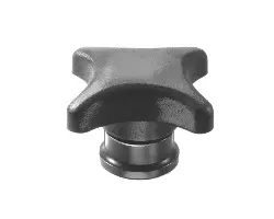 Produktfoto 1 von 66065000 Kreuzgriff mit Axiallager aus Thermoplast Durchmesser 50mm