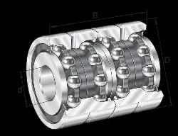 Produktfoto 1 von 0002277490000 INA Axial-Schrägkugellager ZKLN3572-2RS-2AP-XL