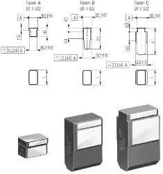 71878 Genauigkeits-Nutenstein lose DIN 6323 20-20x45,5x32 AMF