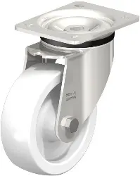 Produktfoto 1 von LKX-SPO 150G BLICKLE Edelstahl-Schwerlast-Lenkrolle mit Anschraubplatte
