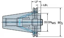 Produktfoto 1 von C639054050100 SANDVIK COROMANT CAPTO-Grundhalter BIGPLUS