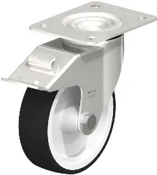 Produktfoto 1 von LEX-POTH 150G-FI BLICKLE Edelstahl-Lenkrolle mit Anschraubplatte