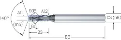 2.PD.00300.090.IK CrazyDrill Pilot-SST VHM RIP 3xd, Inox, IK, 0,30mm MIKRON