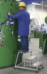 Produktfoto 1 von 50009 Alu-Arbeitspodest, starr 3 Stufen
