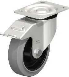 Produktfoto 1 von LX-POEV 160KD-FI-SG BLICKLE Edelstahl-Lenkrolle, mittelschwere Ausführung