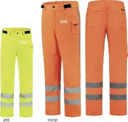 503003YELLOW50 Warnschutz Bundhose RWS gelb, Gr. 50 -TRICORP-