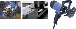 Produktfoto 1 von EKF 452.3 + 3X SHM 200 Kantenfräse 1500 W, EKF 45° Fase + 2.5 mm Radius -BDS-