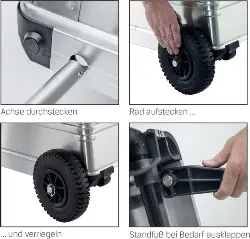 Produktfoto 1 von 41832 Offroad-Set Ø 220 mm für 105 Liter - ZARGES -