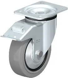 Produktfoto 1 von LK-POEV 160R-FI-SG-FA BLICKLE Stahlblech-Lenkrolle, schwere Ausführung