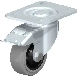Produktfoto 1 von LH-POEV 100KD-3-FI-SG BLICKLE Stahlblech-Lenkrolle, Schwerlast-Ausführung