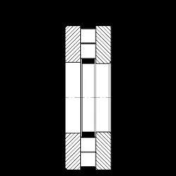 Produktfoto 1 von 0003620000000 INA Axial-Zylinderrollenlager 89414-TV