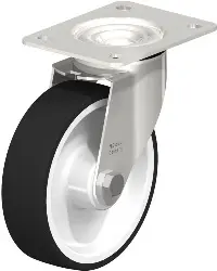 Produktfoto 1 von LEX-POTH 160G BLICKLE Edelstahl-Lenkrolle mit Anschraubplatte