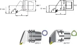 Produktfoto 1 von PS4.KDB.LUA.050-HP Klemmhalter 93/55° SDUC/L ISO26623-1 PSC 40x 50 SWISS