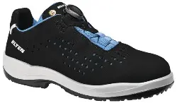 74831-35 Damen-Halbschuh S1P ESD, schw. IMPULSE Lady BOA aqua Low Gr35