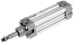 Produktfoto 1 von 80180160 Doppeltwirkender Normzylinder Zylinderdrm.: 80mm Hub 160mm