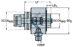 Produktfoto 1 von C539102CCH40090 SANDVIK Coromant Capto Reduzieradapter