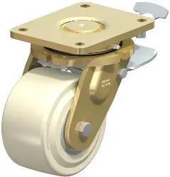 LS-GSPO 152K-35-ST-RI4 BLICKLE Stahlgeschweißte Super-Schwerlast-Lenkrolle