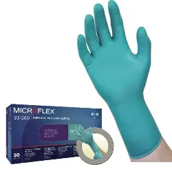 Produktfoto 1 von 93-260 GR. 10,5-11 (BOX) Einweghandschuh MICROFLEX 93-260, Gr.2XL (10,5-11), 50St