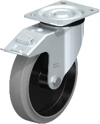Produktfoto 1 von L-POEV 201XR-FI-SG BLICKLE Stahlblech-Lenkrolle, mittelschwere Ausführung