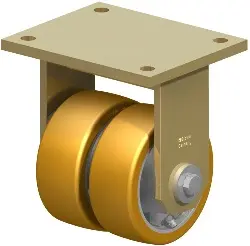 Produktfoto 1 von BSD-GTH 127K BLICKLE Stahlgeschweißte Schwerlast-Doppel-Bockrolle