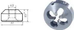 Produktfoto 1 von 100673 Automaten-Schneideisen HSS Glockenform M 5 x0,80 JBO