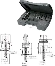 Produktfoto 1 von 786.064.010.088 Ausdrehset Modular analog Werksnorm ST 6 9.75- 88.1