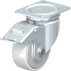 Produktfoto 1 von LU-PO 127K-FI-FA BLICKLE Stahlblech-Lenkrolle, schwere, geschlossene Ausf.