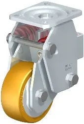 Produktfoto 1 von BHF-ALTH 101K-1-FA BLICKLE Stahlblech-Bockrolle, Schwerlast-Ausführung