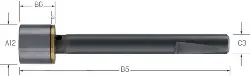 15614145 Führungszapfen Serie 1 rotierend, 14,50 mm GFS