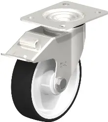 Produktfoto 1 von LEX-POTH 160XR-FI BLICKLE Edelstahl-Lenkrolle mit Anschraubplatte