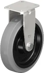 Produktfoto 1 von BX-POEV 200XKA-1-SG BLICKLE Edelstahl-Bockrolle mit Anschraubplatte