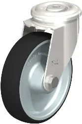 Produktfoto 1 von LEXR-PATH 160XR BLICKLE Edelstahl-Lenkrolle mit Rückenloch