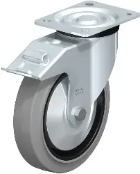 Produktfoto 1 von L-POEV 200KD-FI-SG-FA BLICKLE Stahlblech-Lenkrolle, mittelschwere Ausführung